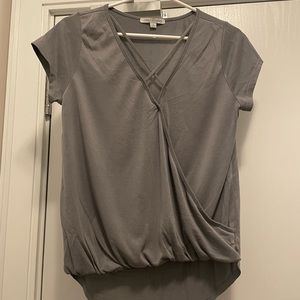 Grey Crossover Tee